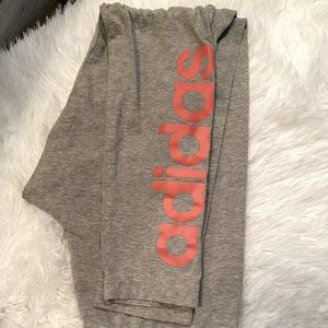 Gray Adidas Leggings